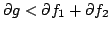 $ \partial g < \partial f_1 + \partial f_2$